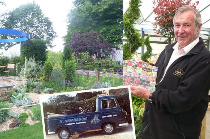 Norman Hambrook, one of our medal winning gardens and Norman's 1970s work van