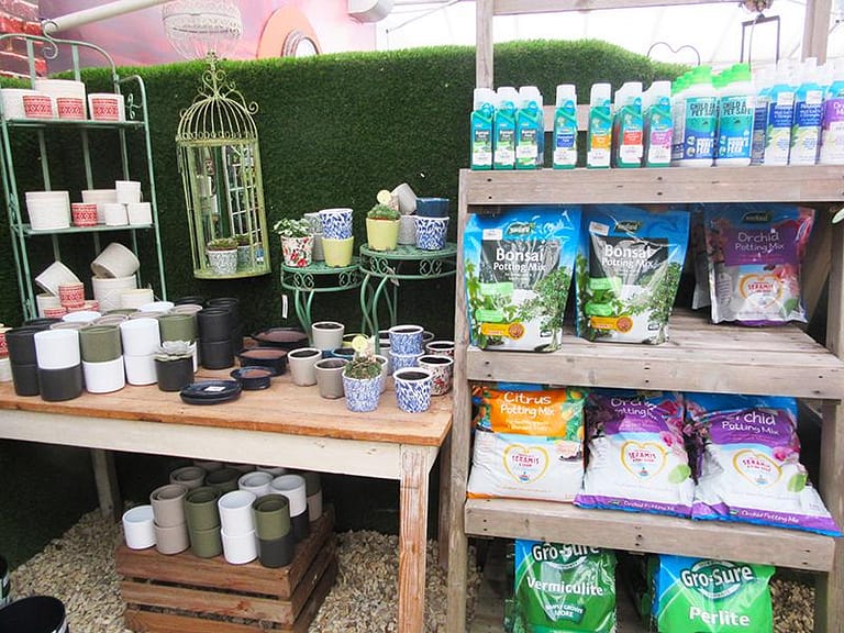 compost, pots and feeds for your houseplants in stock at our garden centre